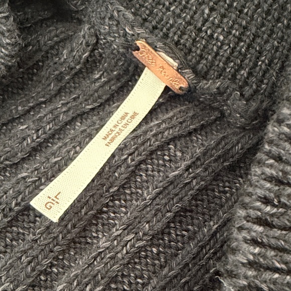 Free People Black Ribbed Maxi Skirt NWOT - Picture 2 of 2